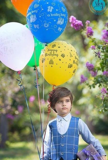 ژست عکس تولد در دریا