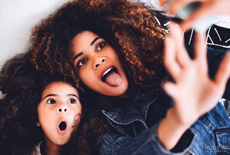 ژست عکس های زیبا برای مادر و پسر