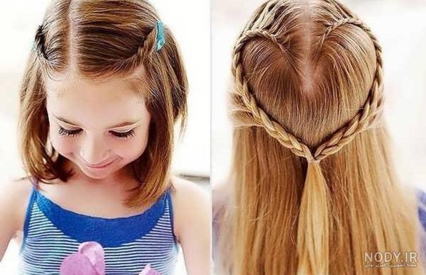 ۴۰ مدل شینیون بچه گانه فوق العاده زیبا و دلبر