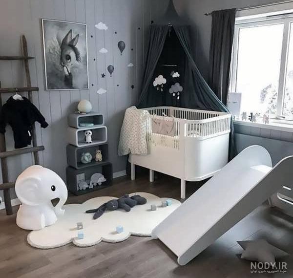 30 مدل دیزاین اتاق نوزاد برای شروع زیبا و آرام زندگی