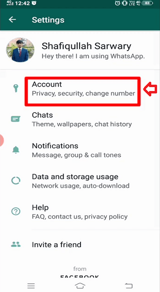 تغییر عکس پروفایل دیگران در واتساپ