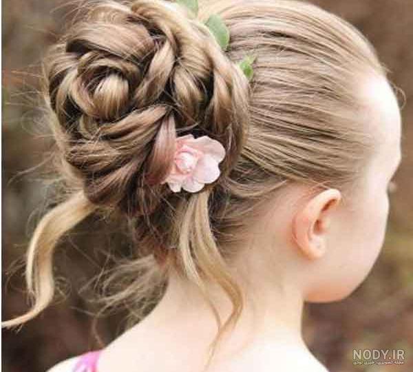 جدیدترین مدل مو بچه گانه دختر برای مجالس