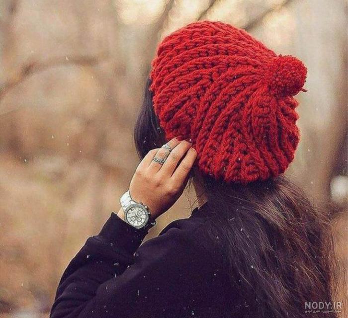 عکس پروفایل دخترونه با کلاه سیاه