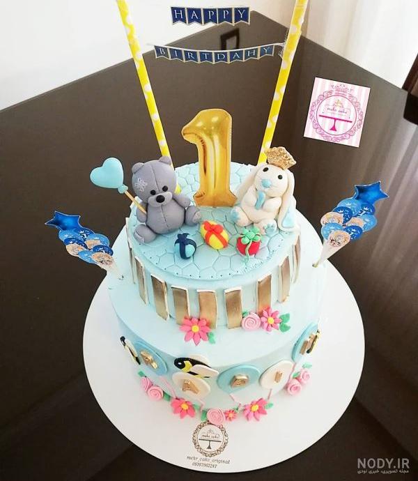 عکس کیک تولد برای بچه یک ساله