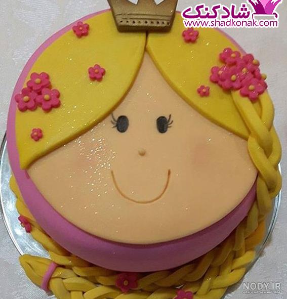 عکس کیک تولد برای دختر بچه ها