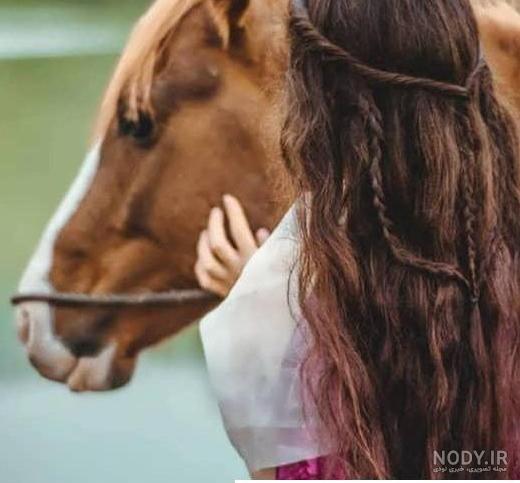 ژست عکس با اسب با انواع ایده های زیبا و لاکچری