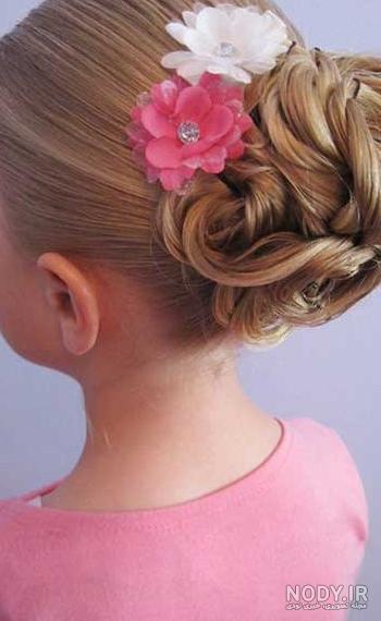 ۴۰ مدل شینیون بچه گانه فوق العاده زیبا و دلبر
