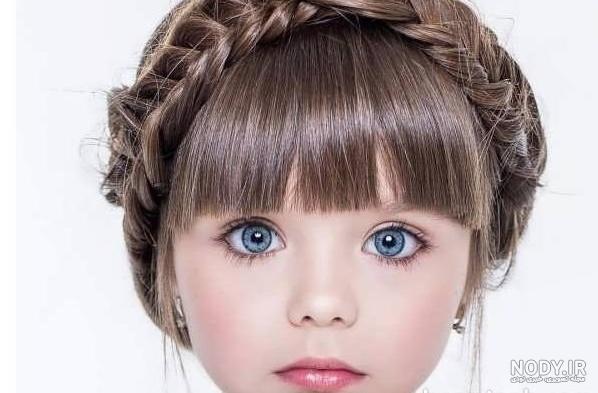 ۴۰ مدل شینیون بچه گانه فوق العاده زیبا و دلبر