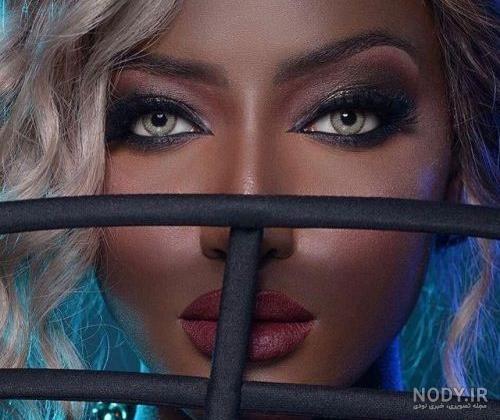 عکس سیاه ترین زن جهان