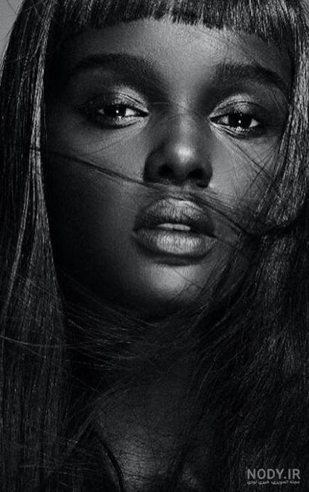 عکس سیاه ترین زن جهان