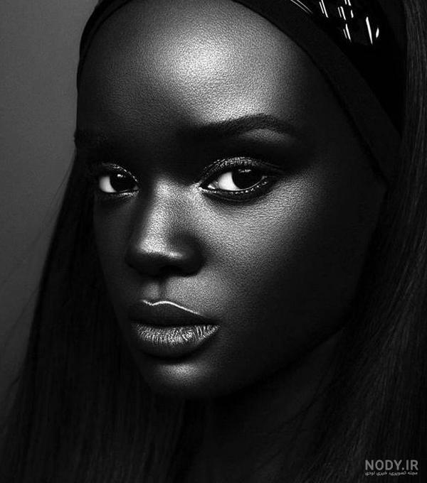 عکس سیاه ترین زن جهان