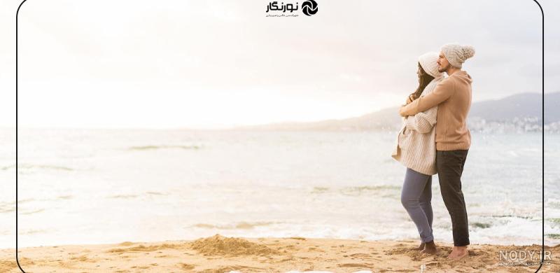 ژست عکس تولد کودک کنار دریا - عکس نودی ژست عکس تولد کودک کنار دریا - عکس نودی