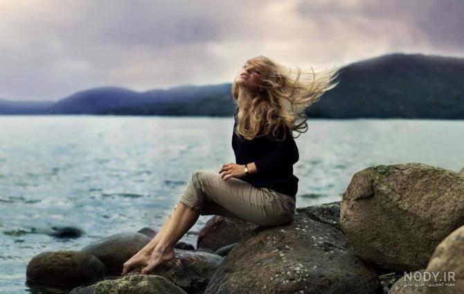 عکس دختر روبه پشت برای پروفایل