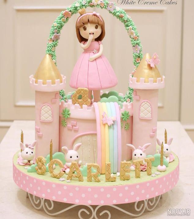 عکس کیک تولد بچه دختر