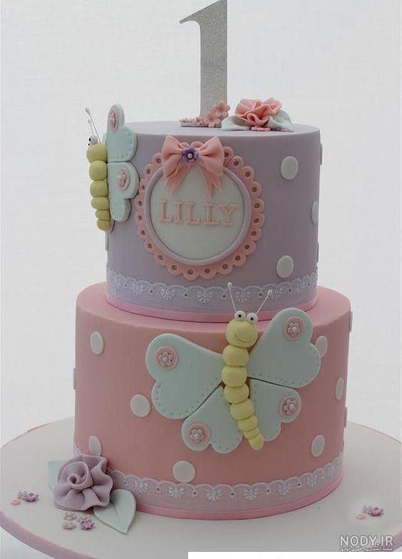 عکس کیک تولد دختر بچه دو ساله