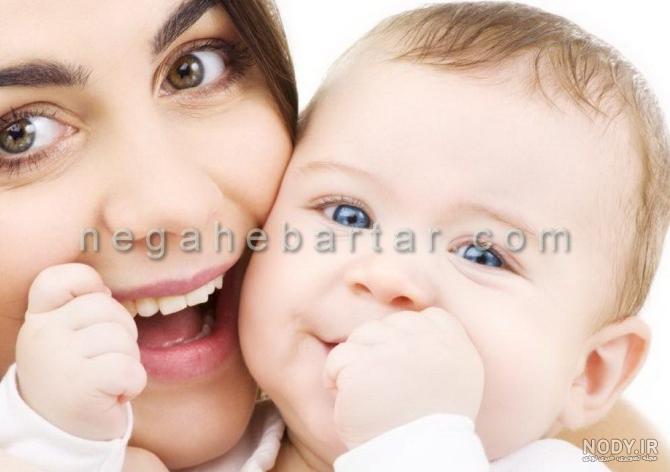 ژست عکس بچه دو ماهه