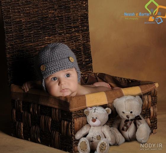 ژست عکس بچه شش ماهه
