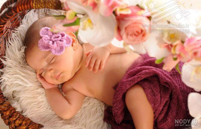 ژست عکس کودک یک ماهه - عکس نودی