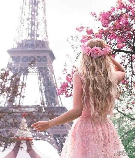 عکس دختر در بهار برای پروفایل