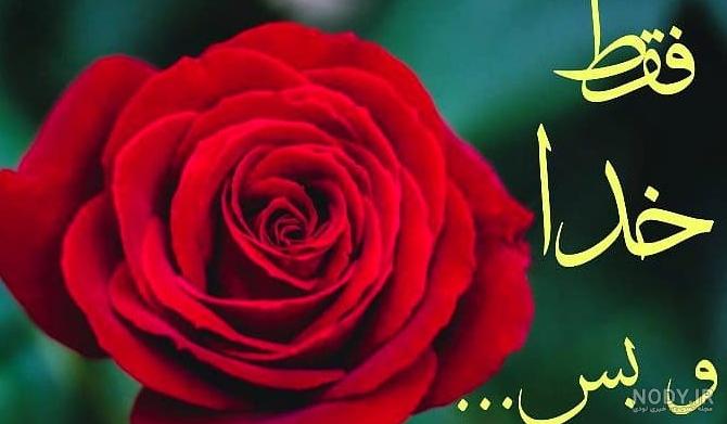 عکس نوشته زیبا فقط خدا