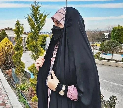 عکس پروفایل حجاب زهرایی با متن