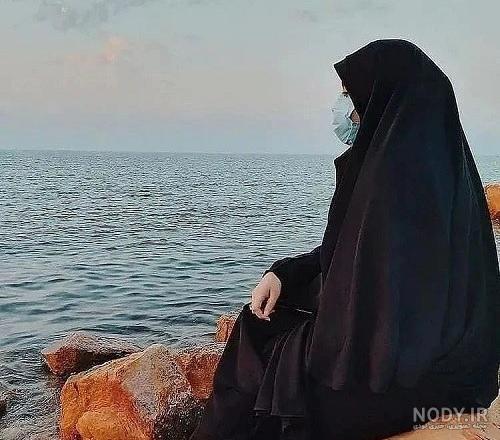 عکس پروفایل حجاب زهرایی با متن