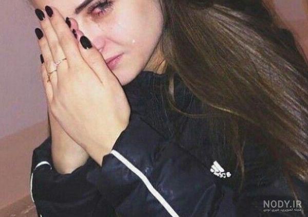 عکس پروفایل دخترونه غمگین گریه - عکس نودی