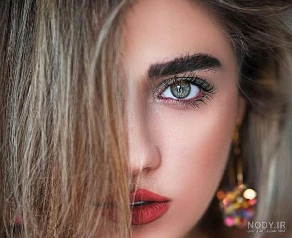 عکس پروفایل دخترونه چشم آبی - عکس نودی عکس پروفایل دخترونه چشم آبی - عکس نودی