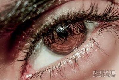 عکس چشم قهوه ای روشن برای پروفایل