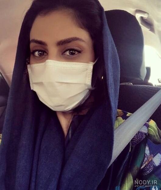 عکس دختر محجبه با ماسک عکس دختر محجبه با ماسک