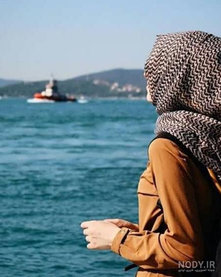 عکس پروفایل دخترونه با حجاب با متن زیبا
