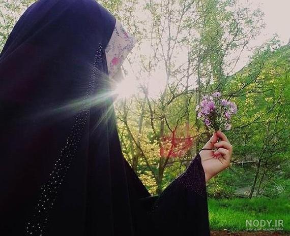 عکس باحجاب چادری برای پروفایل