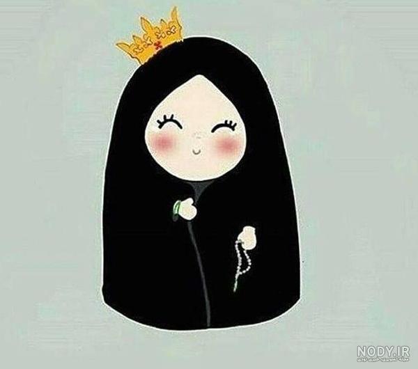 عکس دختر با حجاب بچه گانه - عکس نودی