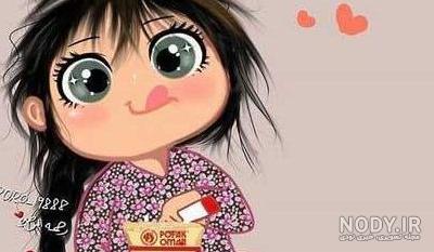 عکس پروفایل کارتونی بچه گانه - عکس نودی