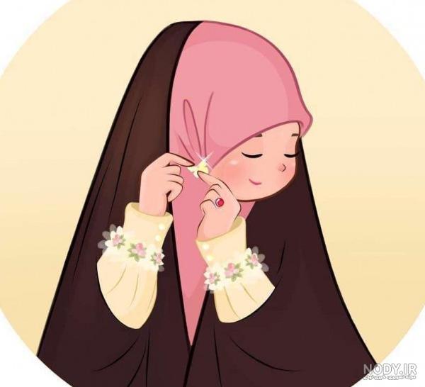 عکس پروفایل با حجاب فانتزی