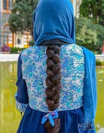عکس دختر از پشت سر (در طبیعت، پاییز، با حجاب، با کلاه) برای ...