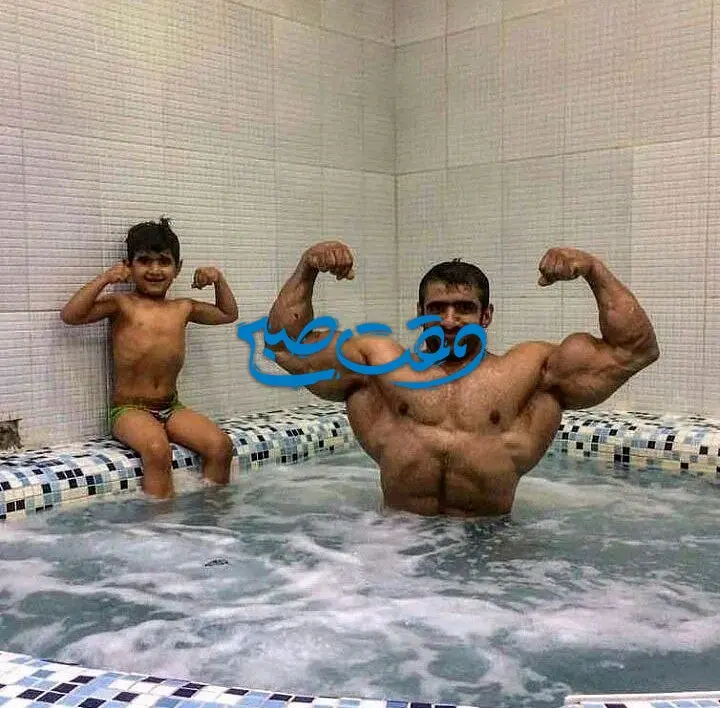 عکس هادی چوپان قبل از بدنسازی