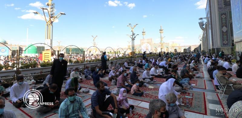 عکس حرم امام رضا در روز عرفه