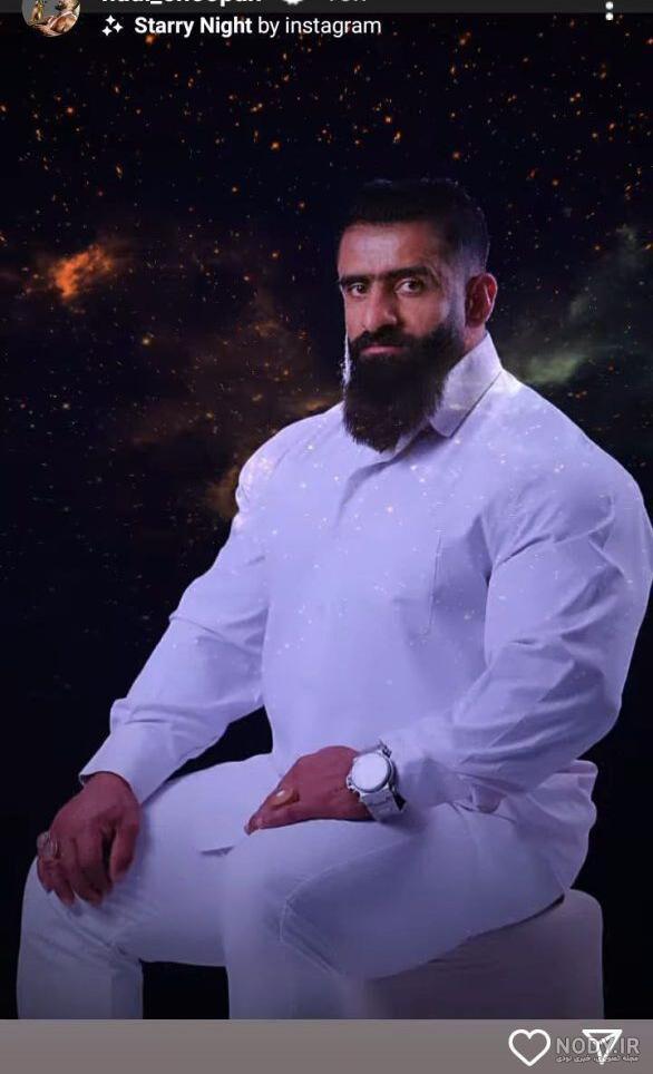 عکس هادی چوپان با لباس لری