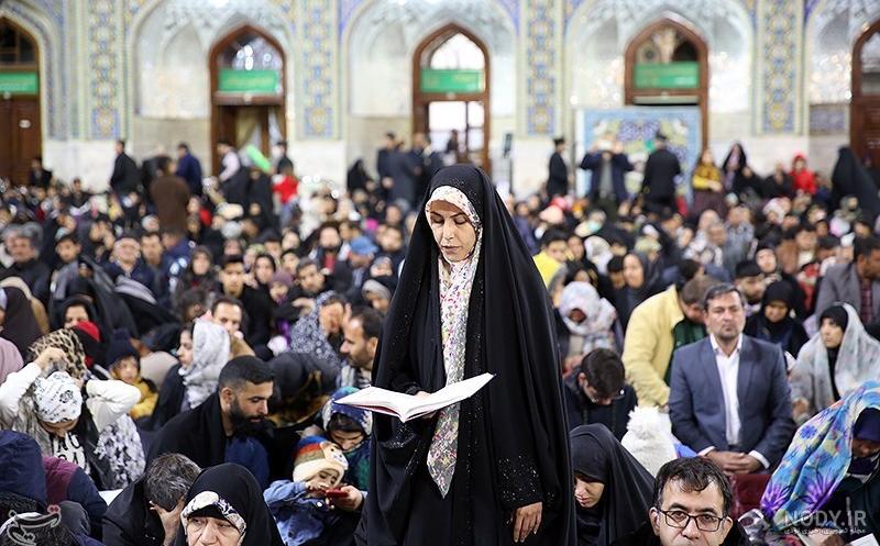 تصویر هوایی از حرم امام رضا(ع) در لحظه تحویل سال ۱۴۰۳ | شهرآرانیوز