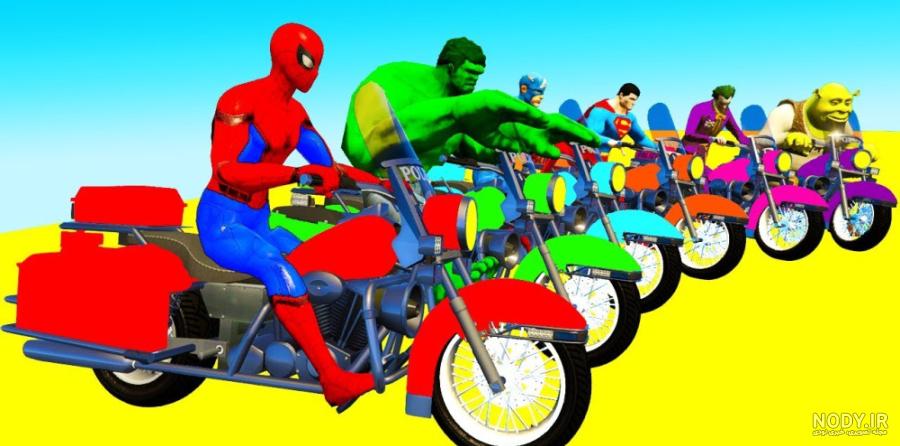 عکس موتور مرد عنکبوتی عکس موتور مرد عنکبوتی