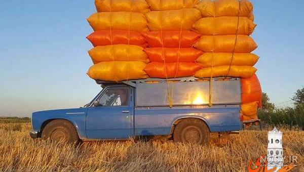 عکس نیسان آبی اسباب بازی بزرگ