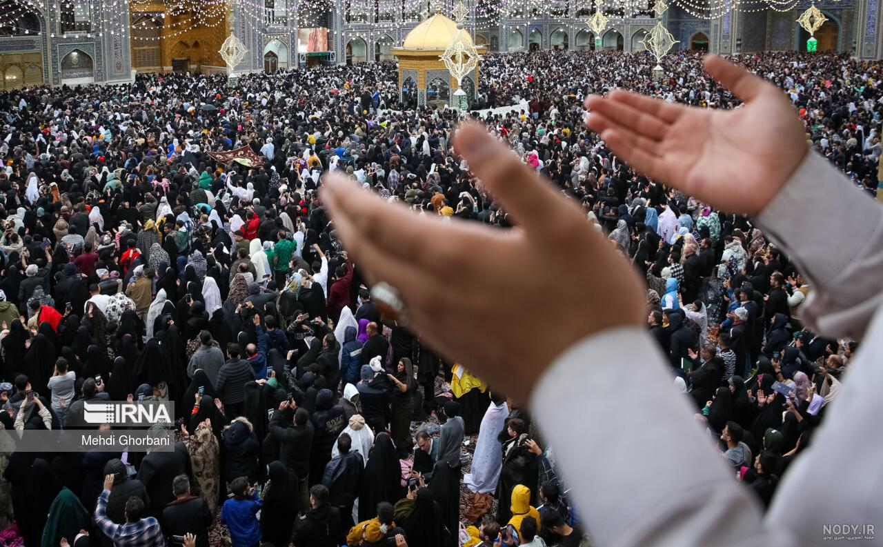 مراسم تحویل سال 1402 در حرم مطهر رضوی