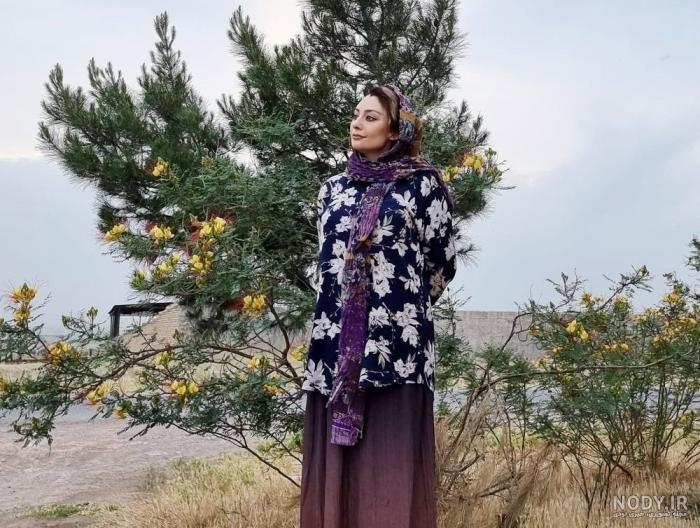 پشت صحنه سریال نیسان آبی/ یکتا ناصر در لباس عروس پشت صحنه سریال نیسان آبی/ یکتا ناصر در لباس عروس