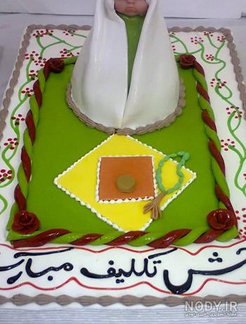 عکس کیک جشن تکلیف دخترانه