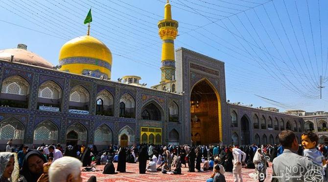 عکس های یادگاری با حرم امام رضا