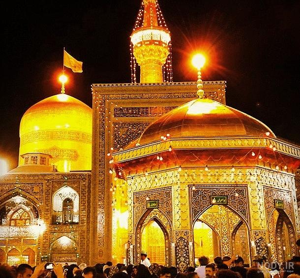 یک عکس زیبا از حرم امام رضا