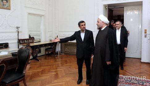 تصاویری از تحویل دادن دفتر کار به رئیس جمهور جدید