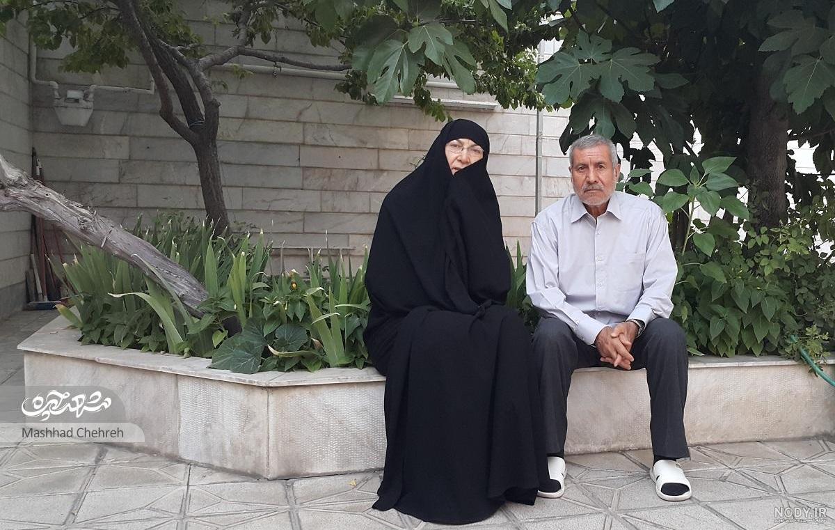 رضا صادقی به همراه برادرش/ عکس