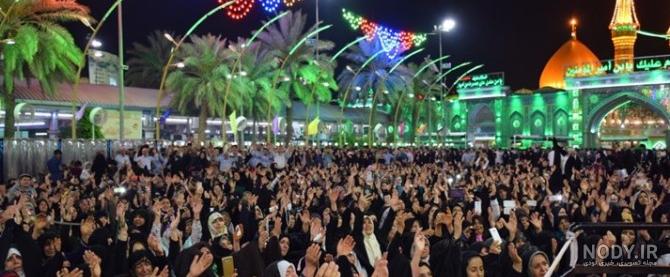 سحرگاه عاشورا در بین الحرمین کربلا + فیلم سحرگاه عاشورا در بین الحرمین کربلا + فیلم